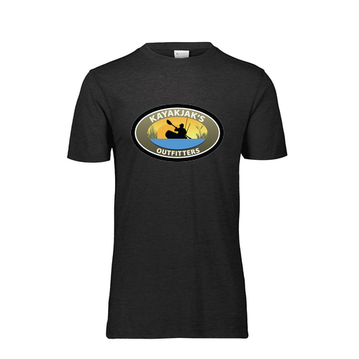 [FTSCUBBK-AS-LOGO3] Decker Men's Tri-Blend T-Shirt - Short Sleeve (Adult S, Black, Logo 3)