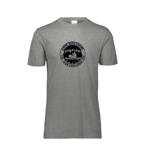 [FTSCUBGY-YS-LOGO2] Decker Youth Tri-Blend T-Shirt - Short Sleeve (Youth S, Gray, Logo 2)