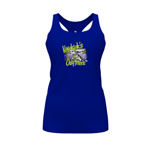 [FT0TRBRY-FYS-LOGO1] Decker Racerback Tank Top (Female Youth S, Royal, Logo 1)