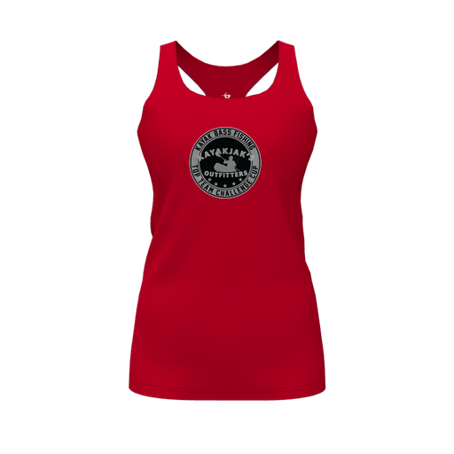 [FT0TRBRD-FYS-LOGO2] Decker Racerback Tank Top (Female Youth S, Red, Logo 2)