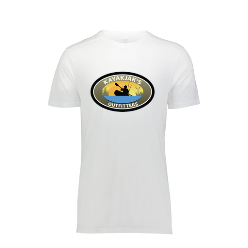 [FTSCUBWH-AS-LOGO3] Decker Men's Tri-Blend T-Shirt - Short Sleeve (Adult S, White, Logo 3)