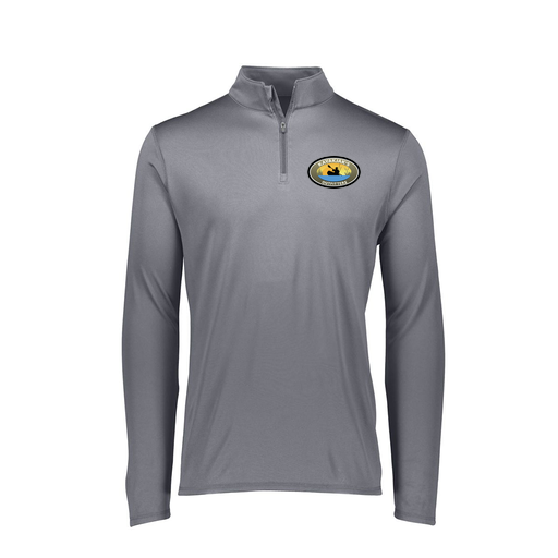 [FTLQFLGY-FAXS-LOGO3] Decker Women's Flex-Lite 1/4 Zip Shirt (Female Adult XS, Gray, Logo 3)