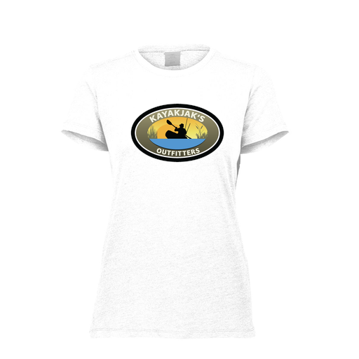 [FTSCUBWH-FAXS-LOGO3] Decker Women's Tri-Blend T-Shirt - Short Sleeve (Female Adult XS, White, Logo 3)