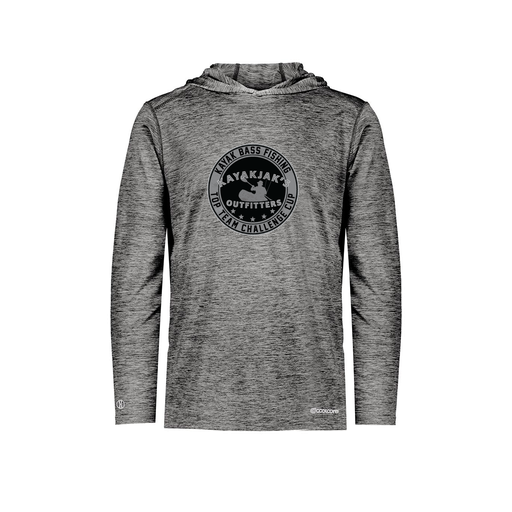 [FOLHCGBK-AS-LOGO2] Decker Men's Charge Hoodie (Adult S, Black, Logo 2)