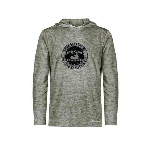 [FOLHCGGY-AS-LOGO2] Decker Men's Charge Hoodie (Adult S, Gray, Logo 2)