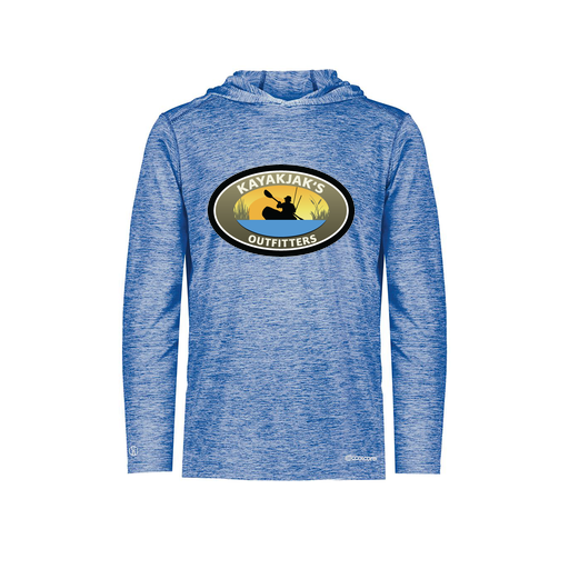 [FOLHCGRY-YS-LOGO3] Decker Youth Charge Hoodie (Youth S, Royal, Logo 3)